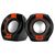 Акустическая система REAL-EL S-50 black-red Акустическая система REAL-EL S-50 black-red