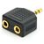 Переходник 3.5мм M/F 2х3.5мм Cablexpert (CCA-415A), изображение 2 Переходник 3.5мм M/F 2х3.5мм Cablexpert (CCA-415A), изображение 2