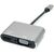 Перехідник Type-C to HDMI / VGA Extradigital (KBV1743), зображення 3 Перехідник Type-C to HDMI / VGA Extradigital (KBV1743), зображення 3
