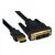 Кабель мультимедийный HDMI to DVI 18+1pin M, 0.5m Cablexpert (CC-HDMI-DVI-0.5M), изображение 2 Кабель мультимедийный HDMI to DVI 18+1pin M, 0.5m Cablexpert (CC-HDMI-DVI-0.5M), изображение 2