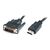Кабель мультимедийный HDMI to DVI 1.8m REAL-EL (EL123500013), изображение 2 Кабель мультимедийный HDMI to DVI 1.8m REAL-EL (EL123500013), изображение 2