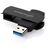 USB флеш накопитель eXceleram 32GB P2 Series Black/Black USB 3.1 Gen 1 (EXP2U3BB32), изображение 2 USB флеш накопитель eXceleram 32GB P2 Series Black/Black USB 3.1 Gen 1 (EXP2U3BB32), изображение 2