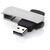 USB флеш накопитель eXceleram 16GB P2 Series Silver/Black USB 2.0 (EXP2U2SIB16), изображение 2 USB флеш накопитель eXceleram 16GB P2 Series Silver/Black USB 2.0 (EXP2U2SIB16), изображение 2