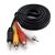 Кабель мультимедійний Jack 3.5mm male to 3RCA 1.5m Extradigital (KBV1731) Кабель мультимедійний Jack 3.5mm male to 3RCA 1.5m Extradigital (KBV1731)