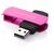USB флеш накопичувач eXceleram 32GB P2 Series Rose/Black USB 2.0 (EXP2U2ROB32), зображення 2
