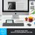 Клавиатура Logitech K580 Slim Multi-Device Wireless Graphite (920-009275), изображение 2 Клавиатура Logitech K580 Slim Multi-Device Wireless Graphite (920-009275), изображение 2