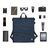 Рюкзак туристический Xiaomi RunMi 90 Points Lightweight Urban Drawstring Backpack Blue (6972125146144), изображение 3 Рюкзак туристический Xiaomi RunMi 90 Points Lightweight Urban Drawstring Backpack Blue (6972125146144), изображение 3