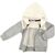 Кофта Haknur на молнии с меховым капюшоном (6943-80G-gray), изображение 4 Кофта Haknur на молнии с меховым капюшоном (6943-80G-gray), изображение 4