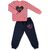 Набор детской одежды Breeze кофта с брюками с сердечком из пайеток (8271-98G-pink) Набор детской одежды Breeze кофта с брюками с сердечком из пайеток (8271-98G-pink)
