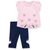 Набор детской одежды Breeze с вышитыми цветочками и бабочками (8882-104G-pink) Набор детской одежды Breeze с вышитыми цветочками и бабочками (8882-104G-pink)