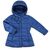 Куртка Snowimage удлиненная с капюшоном и цветочками (SICY-G107-116G-blue) Куртка Snowimage удлиненная с капюшоном и цветочками (SICY-G107-116G-blue)