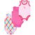 Боді Luvable Friends 3 шт без рукавів з малюнком для дівчаток (37310.3-6 F) Боді Luvable Friends 3 шт без рукавів з малюнком для дівчаток (37310.3-6 F)