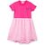 Платье Breeze с юбкой в полосочку (8753-80G-fuchsia) Платье Breeze с юбкой в полосочку (8753-80G-fuchsia)
