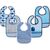 Слюнявчик Luvable Friends 5 шт с узорами, голубой (2208 M) Слюнявчик Luvable Friends 5 шт с узорами, голубой (2208 M)