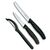 Набор ножей Victorinox SwissClassic из 3 предметов Черный с овощечисткой (6.7113.31) Набор ножей Victorinox SwissClassic из 3 предметов Черный с овощечисткой (6.7113.31)