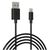 Дата кабель USB 2.0 AM to Lightning 1.0m Cu, 2.1А, Black Grand-X (PL01B), зображення 3 Дата кабель USB 2.0 AM to Lightning 1.0m Cu, 2.1А, Black Grand-X (PL01B), зображення 3
