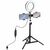 Набор блогера Puluz Ring USB LED lamp 6.2"+ tripod 0.7m (PKT3037) Набор блогера Puluz Ring USB LED lamp 6.2"+ tripod 0.7m (PKT3037)