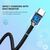 Дата кабель USB 2.0 AM to Type-C 2.0m US288 Aluminum Braid Black Ugreen (60128), изображение 5 Дата кабель USB 2.0 AM to Type-C 2.0m US288 Aluminum Braid Black Ugreen (60128), изображение 5