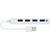 Концентратор Speedlink SNAPPY SLIM USB Hub, 4-Port, USB 2.0, Passive, White (SL-140000-WE), изображение 2 Концентратор Speedlink SNAPPY SLIM USB Hub, 4-Port, USB 2.0, Passive, White (SL-140000-WE), изображение 2