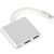 Переходник USB Type-C to HDMI Cablexpert (A-CM-HDMIF-02-SV) Переходник USB Type-C to HDMI Cablexpert (A-CM-HDMIF-02-SV)