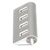 Концентратор Maxxter USB 2.0 Type-A 4 ports silver (HU2A-4P-01), изображение 3 Концентратор Maxxter USB 2.0 Type-A 4 ports silver (HU2A-4P-01), изображение 3