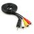 Кабель мультимедийный Jack 3.5mm male 4-pin to 3RCA 2.0m Cablexpert (CCA-4P2R-2M) Кабель мультимедийный Jack 3.5mm male 4-pin to 3RCA 2.0m Cablexpert (CCA-4P2R-2M)