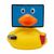 Игрушка для ванной LiLaLu TV утка (L1907), изображение 3 Игрушка для ванной LiLaLu TV утка (L1907), изображение 3