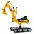 Веломобиль Rolly Toys Экскаватор rollyDigger CAT желтый (513215) Веломобиль Rolly Toys Экскаватор rollyDigger CAT желтый (513215)