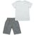 Футболка детская Breeze с шортами (15397-140B-gray), изображение 2