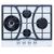 Варочная поверхность Weilor GG W 614 WH Варочная поверхность Weilor GG W 614 WH