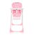 Стульчик для кормления Lorelli CRYSPI pink hearts, изображение 2 Стульчик для кормления Lorelli CRYSPI pink hearts, изображение 2