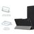 Чохол до планшета Armorstandart Smart Case Huawei MatePad T8 8' (Kobe2-W09A) Black (ARM58598), зображення 4 Чохол до планшета Armorstandart Smart Case Huawei MatePad T8 8' (Kobe2-W09A) Black (ARM58598), зображення 4
