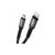 Дата кабель USB Type-C to Lightning 1.0m Black\Gray T-Phox (T-CL833), изображение 2 Дата кабель USB Type-C to Lightning 1.0m Black\Gray T-Phox (T-CL833), изображение 2