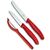 Набор ножей Victorinox SwissClassic из 3 предметов Красный с овощечисткой (6.7111.31) Набор ножей Victorinox SwissClassic из 3 предметов Красный с овощечисткой (6.7111.31)