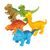 Игровой набор Kiddieland Динозаврики (060749), изображение 2 Игровой набор Kiddieland Динозаврики (060749), изображение 2