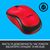 Мишка Logitech M220 Silent Red (910-004880), зображення 5 Мишка Logitech M220 Silent Red (910-004880), зображення 5