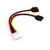 Кабель питания SATA power 0.2m 2 connectors Vinga (VCPSATA2PW2) Кабель питания SATA power 0.2m 2 connectors Vinga (VCPSATA2PW2)