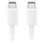 Дата кабель USB Type-C to Type-C (White) Samsung (EP-DN975BWRGRU), изображение 2