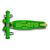 Самокат Micro Mini Deluxe Green LED (MMD051), изображение 2 Самокат Micro Mini Deluxe Green LED (MMD051), изображение 2