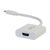 Перехідник C2G USB-C to HDMI white (CG80516), зображення 2 Перехідник C2G USB-C to HDMI white (CG80516), зображення 2