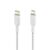 Дата кабель USB 2.0 AM to Lightning 1.0m BRAIDED white Belkin (CAA004BT1MWH), изображение 3 Дата кабель USB 2.0 AM to Lightning 1.0m BRAIDED white Belkin (CAA004BT1MWH), изображение 3