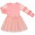 Платье Breeze с фатиновой юбкой (15583-140G-peach) Платье Breeze с фатиновой юбкой (15583-140G-peach)