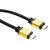 Кабель мультимедийный HDMI to HDMI 3.0 m V2.0 metal Vinga (VCPDCHDMI2VMM3BK), изображение 2 Кабель мультимедийный HDMI to HDMI 3.0 m V2.0 metal Vinga (VCPDCHDMI2VMM3BK), изображение 2