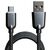 Дата кабель USB 2.0 AM to Micro 5P 1.0m 1.5A, Dark Silver Grand-X (MM02DS), зображення 2 Дата кабель USB 2.0 AM to Micro 5P 1.0m 1.5A, Dark Silver Grand-X (MM02DS), зображення 2