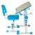 Парта со стулом FunDesk Piccolino II Blue (212115), изображение 2 Парта со стулом FunDesk Piccolino II Blue (212115), изображение 2