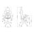 Кресло игровое 2E GAMING Chair BUSHIDO Black/Red (2E-GC-BUS-BKRD), изображение 11 Кресло игровое 2E GAMING Chair BUSHIDO Black/Red (2E-GC-BUS-BKRD), изображение 11