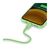 Дата кабель USB 2.0 AM to Lightning 1.2m 2.4A green Baseus (CALDC-06), изображение 5 Дата кабель USB 2.0 AM to Lightning 1.2m 2.4A green Baseus (CALDC-06), изображение 5