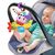 Игрушка-подвеска Yookidoo Коровка пилот (90571), изображение 3 Игрушка-подвеска Yookidoo Коровка пилот (90571), изображение 3