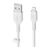 Дата кабель USB 2.0 AM to Lightning 1.0m SILICONE white Belkin (CAA008BT1MWH), изображение 2 Дата кабель USB 2.0 AM to Lightning 1.0m SILICONE white Belkin (CAA008BT1MWH), изображение 2