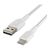 Дата кабель USB 2.0 AM to Type-C 1.0m BRAIDED white Belkin (CAB002BT1MWH), изображение 3 Дата кабель USB 2.0 AM to Type-C 1.0m BRAIDED white Belkin (CAB002BT1MWH), изображение 3